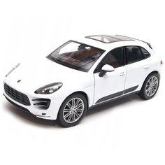 Bburago Машинка металлическая Porsche Macan, 1:24, белая