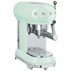 Кофеварка рожковая Smeg ECF01, пастельный зеленый