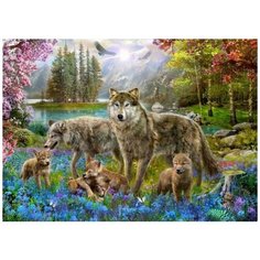 Пазл Trefl 1000 деталей: Семья волков