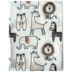 Плед Baby Nice Африка F251004/28 118х100 см белый