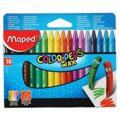 Maped Мелки восковые 18 цветов, Maped Color Peps Wax
