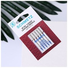 Schmetz Иглы для бытовых швейных машин, для кожи, №80/90/100, 5 шт