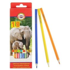 Koh-I-Noor Карандаши 18 цветов Koh-I-Noor 3553, "Животные", европодвес