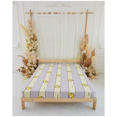 Простыня обычная, поплин "Всё себе"; Банановый взрыв; Размер: 1.5