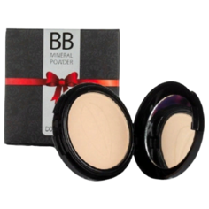 Ines Cosmetics Пудра компактная с зеркалом BB Mineral нежно-персиковый