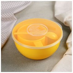 Техоснастка Набор посуды на 1 персону, цвет микс