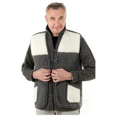 Жилет альпы (3XL, графитовый/белый) Alwero