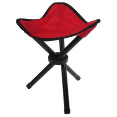 Maclay Стул туристический треугольный, до 60 кг, 22 х 20 х 30 см, цвет красный
