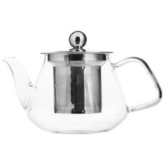 Чайник «Проотель», 0,4 л., 7 см., прозрачный, стекло, TP144-0.4, Prohotel