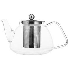 Чайник «Проотель», 1 л., 8 см., прозрачный, стекло, TP144-1000, Prohotel