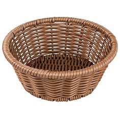 Корзина плетеная для хлеба, 20 см., коричневый, дерево, 9014/B30B, Prohotel