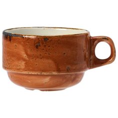 Чашка чайная «Крафт», 0,285 л., 9 см., красный, фарфор, 11330188, Steelite