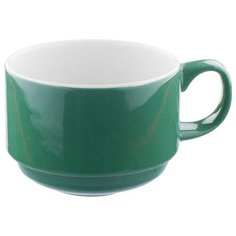 Чашка чайная «Карнавал», 0,225 л., 8 см., зеленый, фарфор, 15250217, Steelite