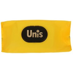 Влажные салфетки UNIS Yellow антибактериальные, с клапаном, 84 шт.