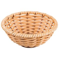 Корзина плетеная для хлеба, 18 см., золотой, дерево, 9001/E03, Prohotel