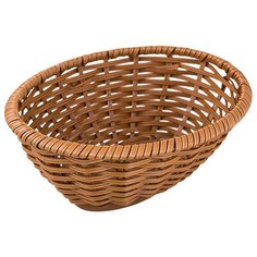 Корзина плетеная для хлеба овальная, коричневый, дерево, 9004/E02, Prohotel