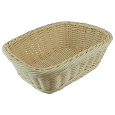Корзина плетеная для хлеба прямоугольная, бежевый, дерево, 3122/B-01, Prohotel