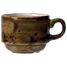 Чашка чайная «Крафт», 0,225 л., 8 см., коричневый, фарфор, 11320217, Steelite