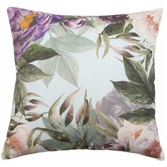 Подушка декоративная AMARO HOME Nice touch 40х40 (Пионы), голубой