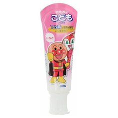 Зубная паста "Lion" детская, слабоабразивная, со вкусом клубники, 40 г