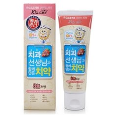 Mukunghwa Детская зубная паста "Kizcare" С Рождения (со вкусом винограда), 80 г