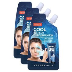 Очищающая и освежающая маска-пленка Yeppen Skin для охлаждения лица 20 гр 3 шт