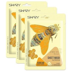 Маска-питание Shary с мёдом и маточным молочком 25 г 3 шт