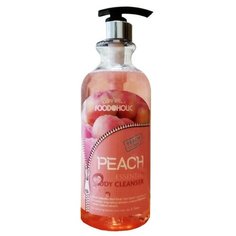 Увлажняющий и питательный гель для душа Персик, 750мл FOODAHOLIC PEACH ESSENTIAL BODY CLEANSER