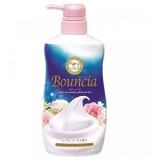 Сливочное жидкое мыло COW, bouncia, для тела, с элегантным ароматом роскошного букета, 500 мл