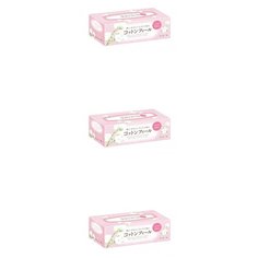 Салфетки бумажные в коробке Elleair Cotton Feel, 160 шт, 3 уп