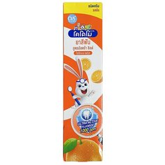 Паста зубная для детей с 6 месяцев Lion Thailand Kodomo, с ароматом апельсина, 65 г