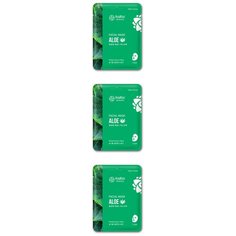 Тканевая маска для лица AsiaKiss с экстрактом алое, 25 гр, 3 шт