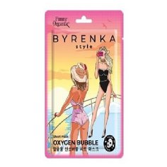 Кислородная маска Funny Organix для лица Oxygen Bubble на тканевой основе 20 г