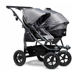 Коляска для двойни 2в1 TFK (ТФК) DUO combi grey T-D1-KA-315