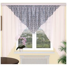 Штора для кухни Синель Уголок 200