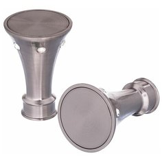 Наконечники для карниза OLEXDECO «Картер» для труб диаметром 19 мм. Нержавеющая сталь