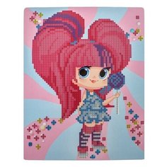 Школа талантов Алмазная мозаика для детей «Девочка с леденцом» 20х25 см