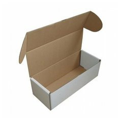 Картонная коробка для хранения и переезда RUSSCARTON, 258х88х88 мм, Т-11 белый/бурый, 60 ед.