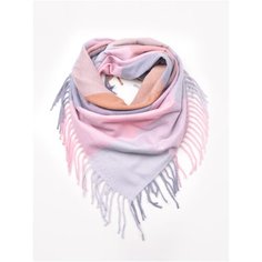 Платок клетка демисезонный FRIMIS, Цвет: пудра