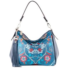 Женская сумка-хобо CURANNI с принтом Фазолетто