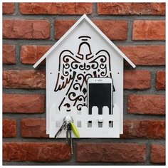 Семейные традиции Ключница с полкой "Ангел