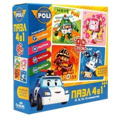 Origami Набор пазлов 4в1, 9-16-25-36 элементов «Вместе веселей