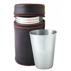 Набор стаканов Tramp стальных 4 шт TRC-076