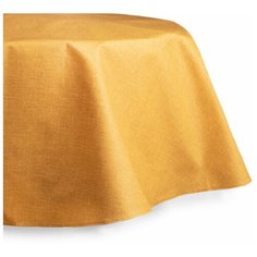 Скатерть 140x190см овальная Peyer Oslo, цвет желтый
