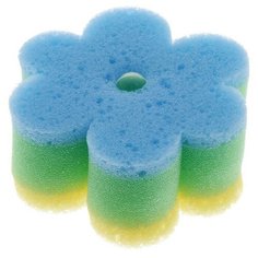 Canpol babies Губка детская Canpol "Цветок с присоской", цвет микс