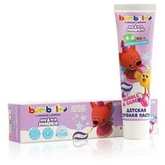 Зубная паста детская Bambolina МиМиМишки бабл гам, 4-8, 50 мл Orto Correct
