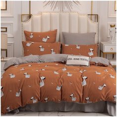 Комплект постельного белья ситрейд CNR116, Семейный, простыня на резинке 140х200х30, наволочки 50x70, 70x70