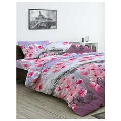 Постельное белье евро Поплин 100% хлопок, 2 наволочки 70*70 Шуйские ситцы