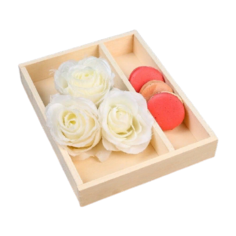 Кашпо Дарим красиво Макарунас 25.5х20х4.5 см натуральный