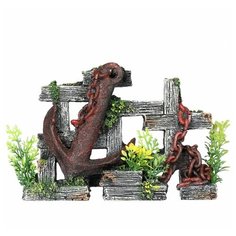 AQUA DELLA Декорация для аквариума "Якорь", 18x5.5x12.5cм